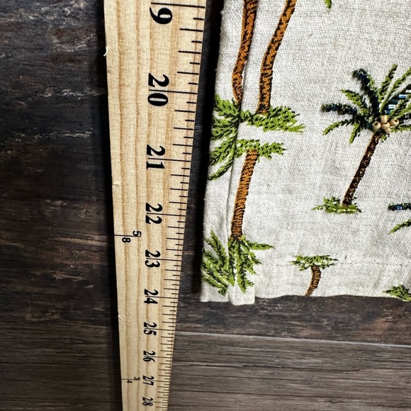 Haven Bleu Palm Tree Print Cropped Pants - Picture 5 of 8